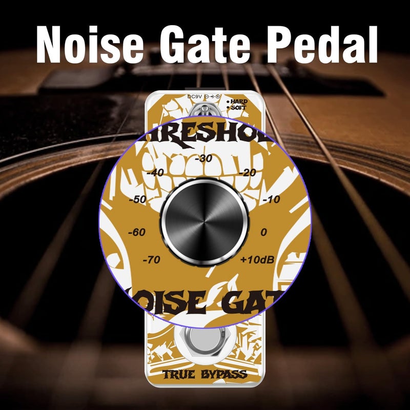 AFOT Noise Gate Pedal, Noise Killer Guitar Pedal Noise Suppressor Effect 2 Modes for Electric Guitar and Bass True Bypass - Image 3